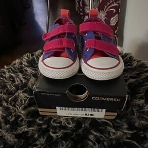 Converse Kids Sneakers in Pink and Purple